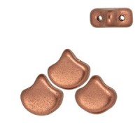 Ginko Leaf Bead Perlen 7.5x7.5mm Matte metallic bronze copper